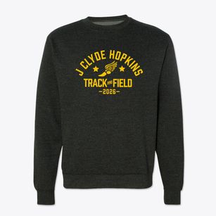 J Clyde Hopkins Elementary School Track and Field Crewneck Sweatshirt