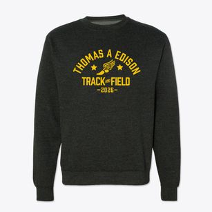 Thomas A Edison Middle Learning Center Track and Field Crewneck Sweatshirt
