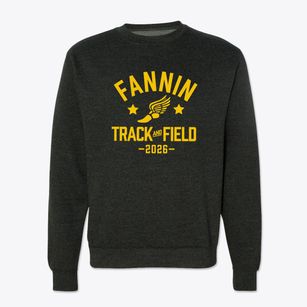 Fannin Elementary School Track and Field Crewneck Sweatshirt