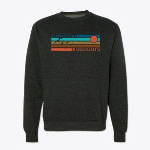 Provincetown Massachusetts Blissful Sunset Crewneck Sweatshirt