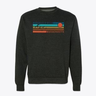 Marshfield Hills Massachusetts Blissful Sunset Crewneck Sweatshirt