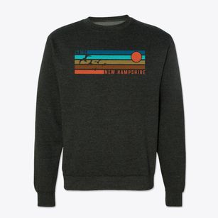 Lyme New Hampshire Blissful Sunset Crewneck Sweatshirt