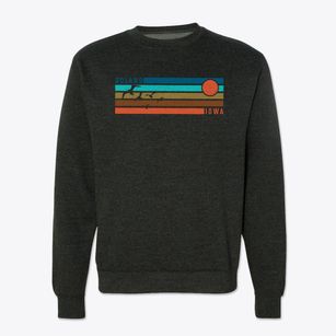 Roland Iowa Blissful Sunset Crewneck Sweatshirt
