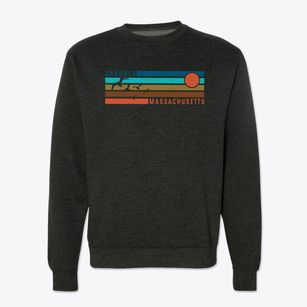 Gardner Massachusetts Blissful Sunset Crewneck Sweatshirt