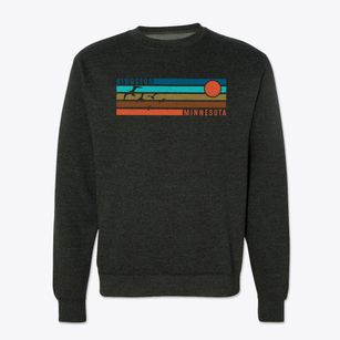 Kingston Minnesota Blissful Sunset Crewneck Sweatshirt