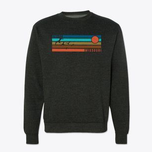 Amity Missouri Blissful Sunset Crewneck Sweatshirt