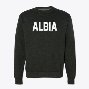 Albia Iowa Classic Block Crewneck Sweatshirt