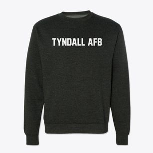 Tyndall Afb Florida Classic Block Crewneck Sweatshirt