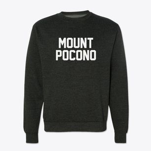 Mount Pocono Pennsylvania Classic Block Crewneck Sweatshirt