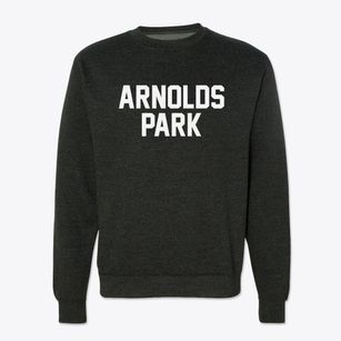 Arnolds Park Iowa Classic Block Crewneck Sweatshirt