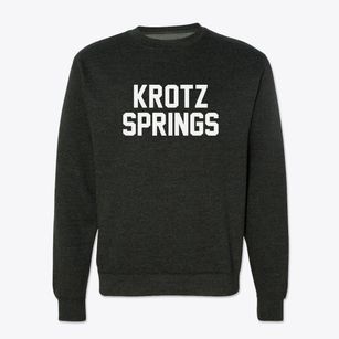 Krotz Springs Louisiana Classic Block Crewneck Sweatshirt
