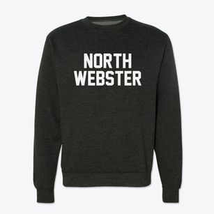 North Webster Indiana Classic Block Crewneck Sweatshirt