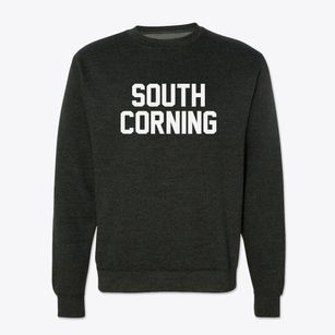 South Corning New York Classic Block Crewneck Sweatshirt
