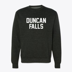 Duncan Falls Ohio Classic Block Crewneck Sweatshirt