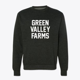 Green Valley Farms Texas Classic Block Crewneck Sweatshirt
