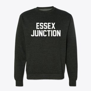 Essex Junction Vermont Classic Block Crewneck Sweatshirt