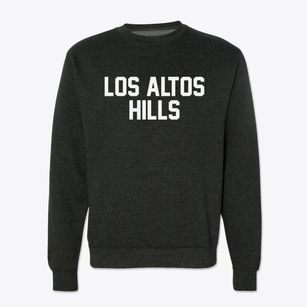 Los Altos Hills California Classic Block Crewneck Sweatshirt