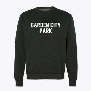 Garden City Park New York Classic Block Crewneck Sweatshirt