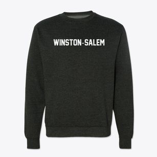 Winston-salem North Carolina Classic Block Crewneck Sweatshirt