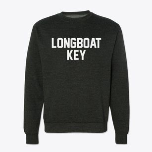 Longboat Key Florida Classic Block Crewneck Sweatshirt