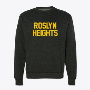 Roslyn Heights New York Classic Block Crewneck Sweatshirt