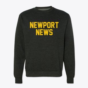 Newport News Virginia Classic Block Crewneck Sweatshirt