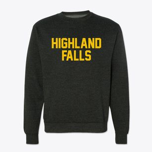 Highland Falls New York Classic Block Crewneck Sweatshirt