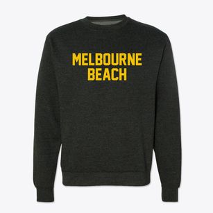 Melbourne Beach Florida Classic Block Crewneck Sweatshirt