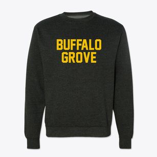 Buffalo Grove Illinois Classic Block Crewneck Sweatshirt