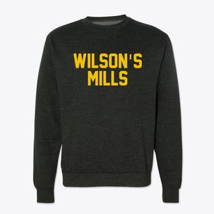 Wilson's Mills North Carolina Classic Block Crewneck Sweatshirt