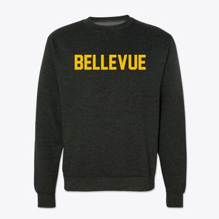 Bellevue Iowa Classic Block Crewneck Sweatshirt