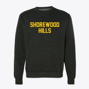 Shorewood Hills Wisconsin Classic Block Crewneck Sweatshirt