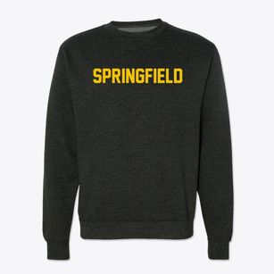 Springfield Massachusetts Classic Block Crewneck Sweatshirt