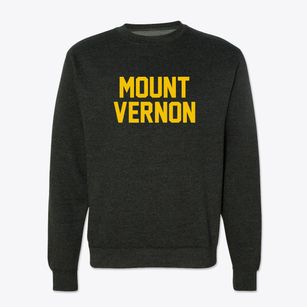 Mount Vernon Maine Classic Block Crewneck Sweatshirt