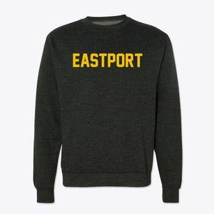 Eastport Maine Classic Block Crewneck Sweatshirt