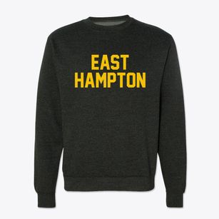 East Hampton New York Classic Block Crewneck Sweatshirt