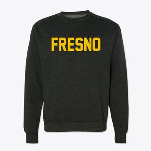 Fresno California Classic Block Crewneck Sweatshirt