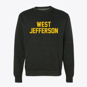 West Jefferson Alabama Classic Block Crewneck Sweatshirt