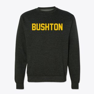 Bushton Kansas Classic Block Crewneck Sweatshirt