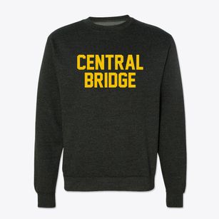Central Bridge New York Classic Block Crewneck Sweatshirt