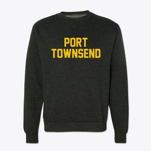 Port Townsend Washington Classic Block Crewneck Sweatshirt