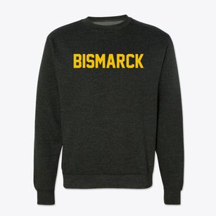 Bismarck North Dakota Classic Block Crewneck Sweatshirt