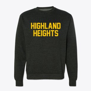 Highland Heights Kentucky Classic Block Crewneck Sweatshirt