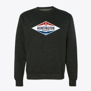 Huntington Massachusetts Diamond Star Crewneck Sweatshirt