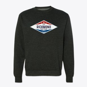 Richmond Rhode Island Diamond Star Crewneck Sweatshirt