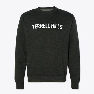 Terrell Hills Texas Classic Curve Crewneck Sweatshirt