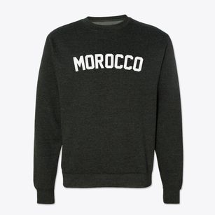 Morocco Indiana Classic Curve Crewneck Sweatshirt