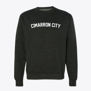 Cimarron City Oklahoma Classic Curve Crewneck Sweatshirt