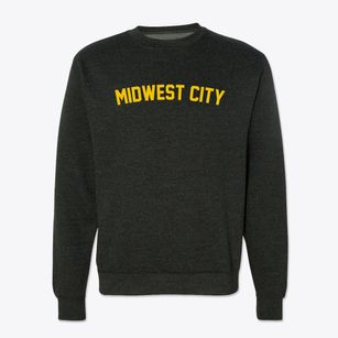 Midwest City Oklahoma Classic Curve Crewneck Sweatshirt