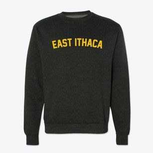 East Ithaca New York Classic Curve Crewneck Sweatshirt